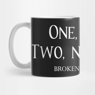 Drew - One, rude. Two, not true. (White) Mug